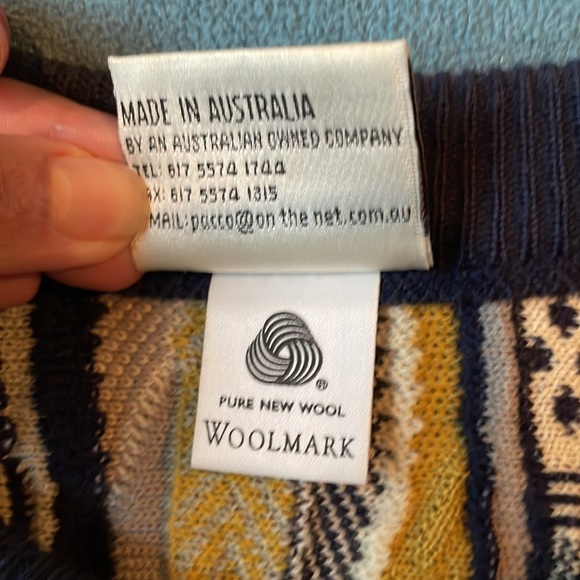 Vtg Purely Australian Clothing Co  Sweater Men's XL - Picture 8 of 12